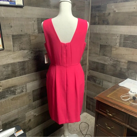 Cremieux pink dress NWT size 8.  Devin style and has pockets - Picture 4 of 11
